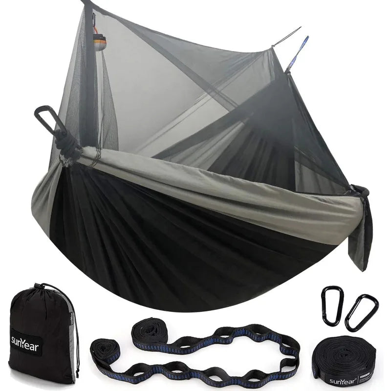Hammock with Rain Fly Tarp and Net