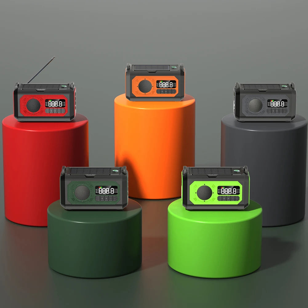 Radio Flashlight Power Bank for Outdoor Survival