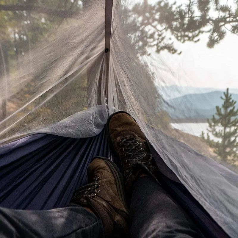 Hammock with Rain Fly Tarp and Net