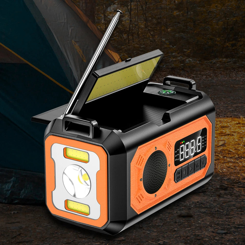 Radio Flashlight Power Bank for Outdoor Survival