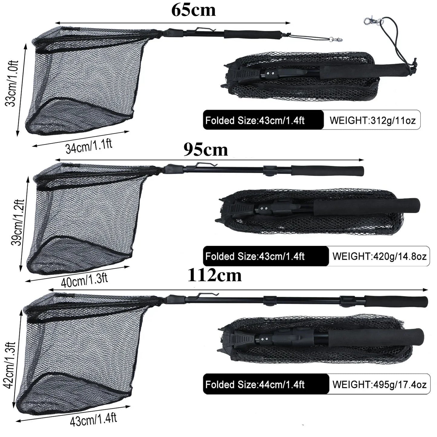 Telescopic Fishing Scoop Net