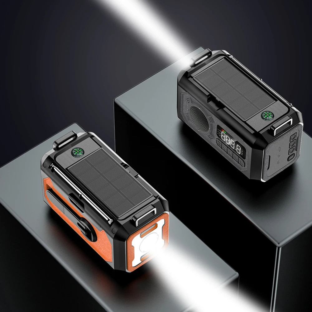 Radio Flashlight Power Bank for Outdoor Survival