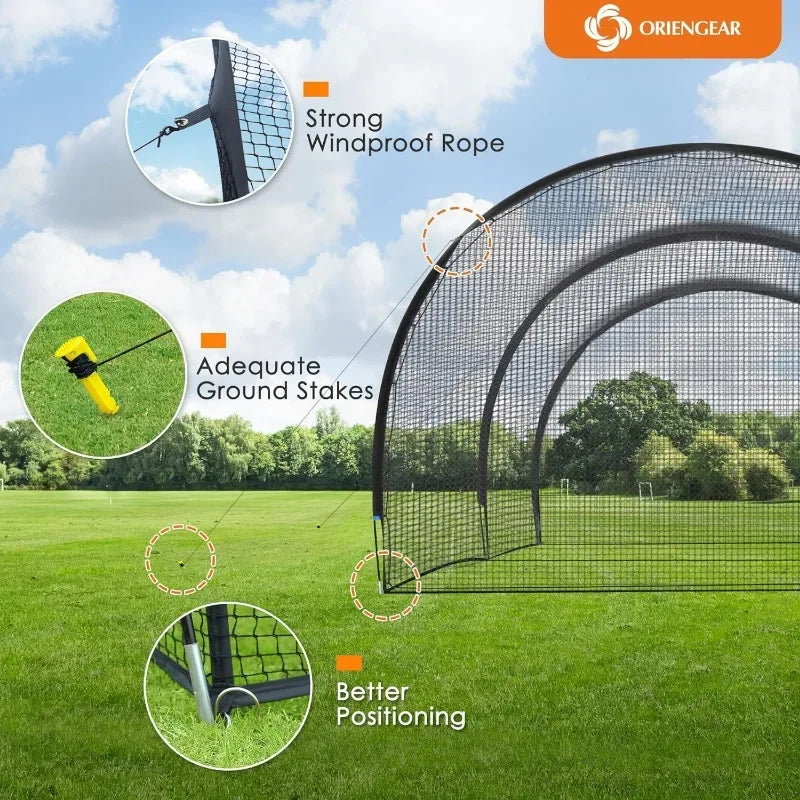 20 and 30 ft batting cage for backyard