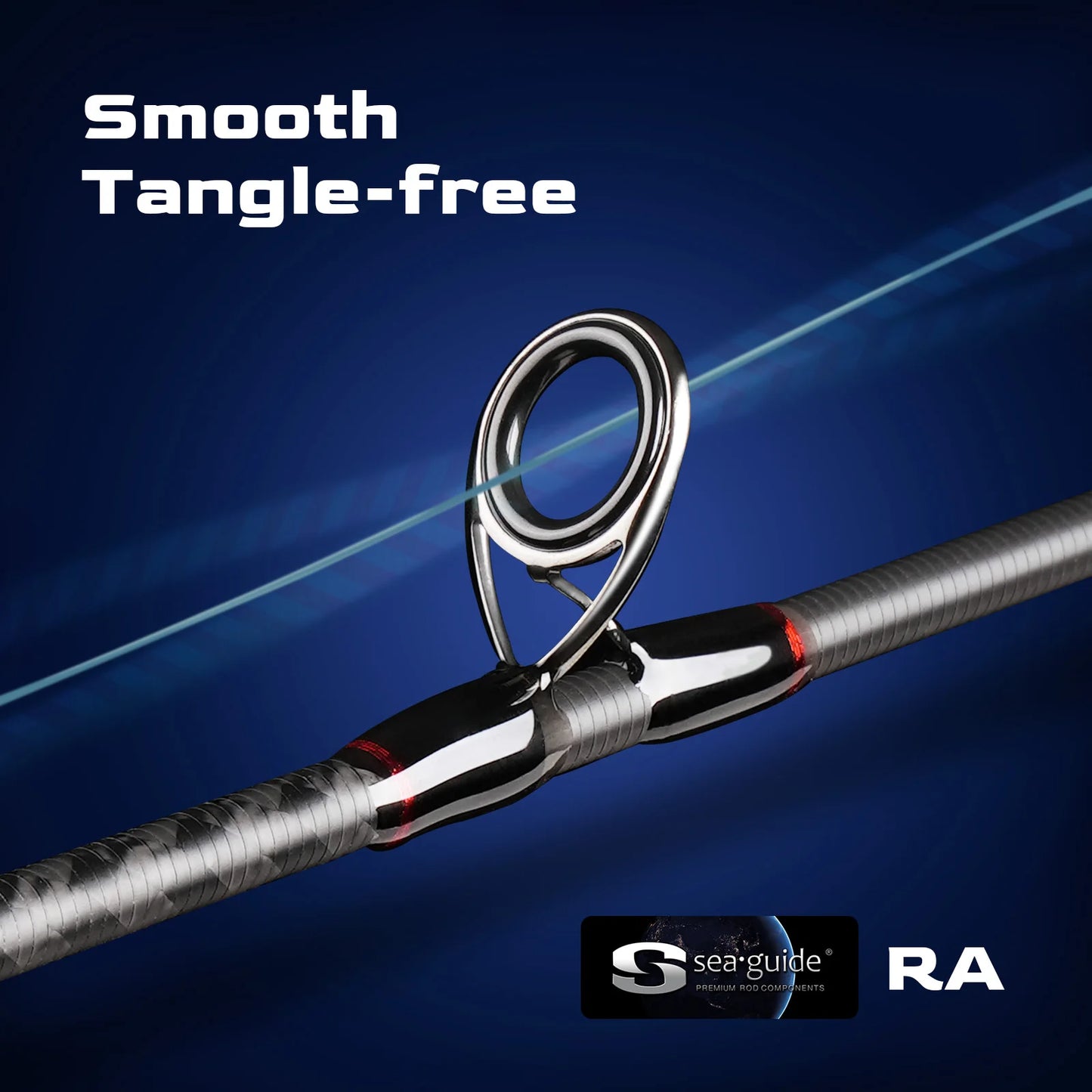 Ultralight Fishing Rod, Two-Piece Design