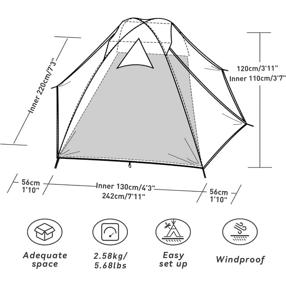 Canopy Tent Tent 2/3/4 Person
