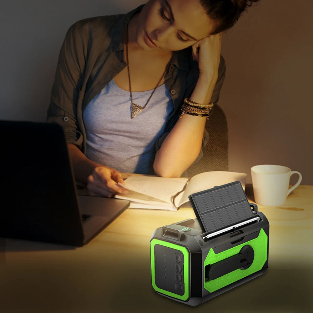 Radio Flashlight Power Bank for Outdoor Survival