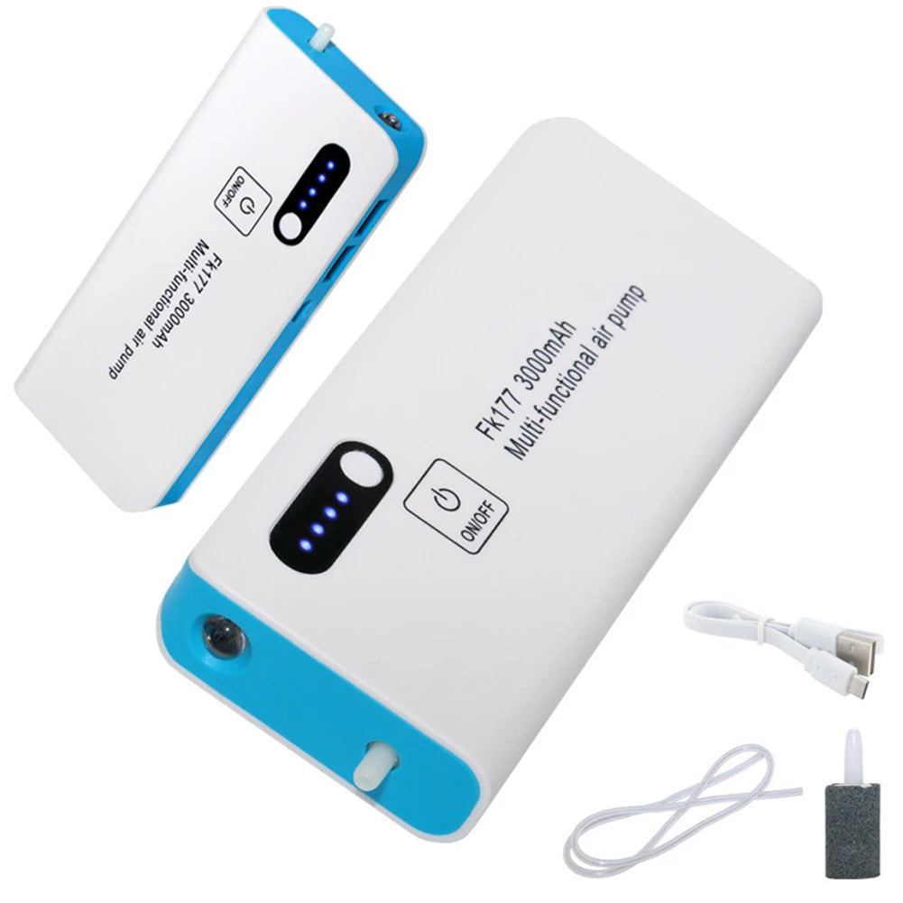 3000mAh Aquarium Oxygen Air Pump
