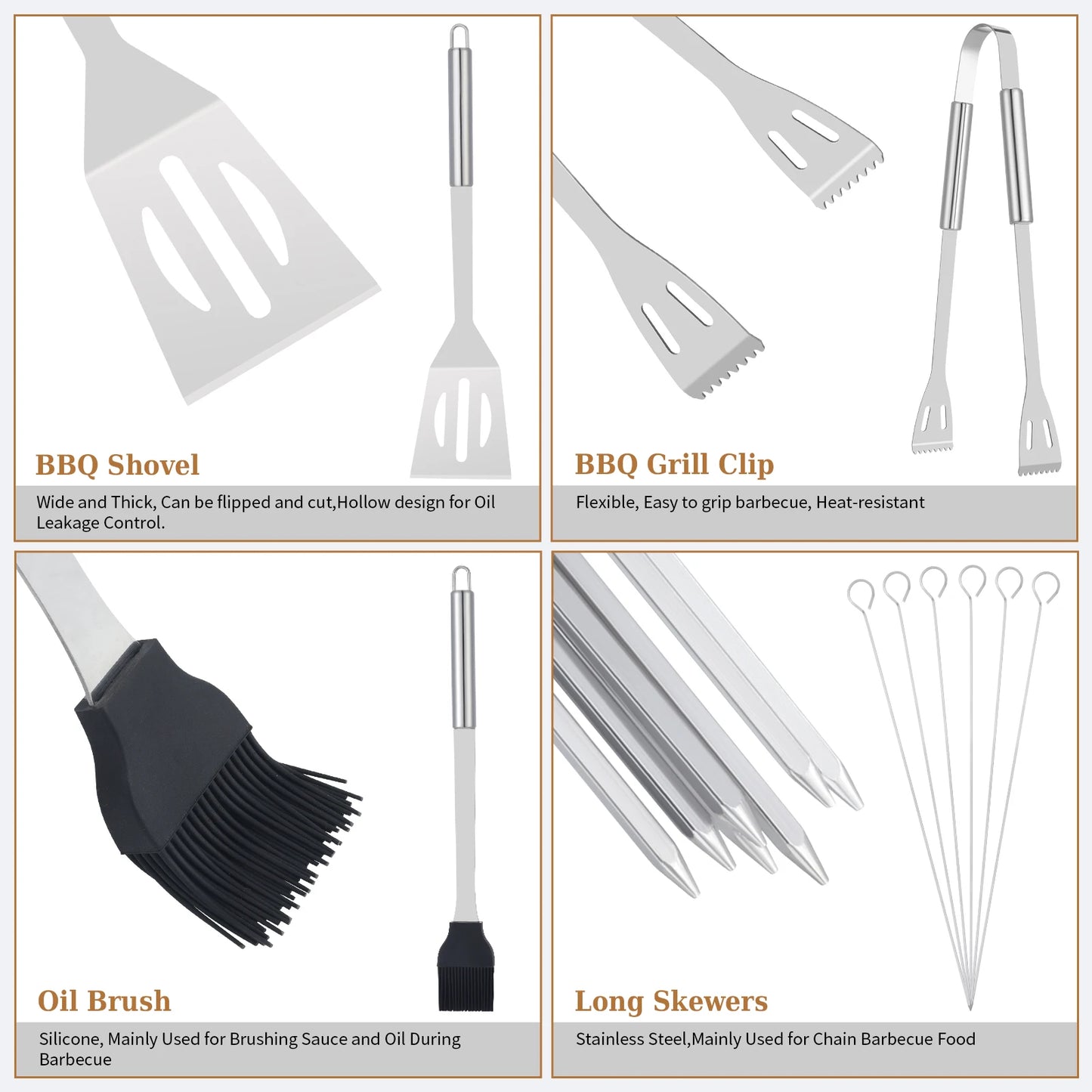 20PCS Barbecue Utensils