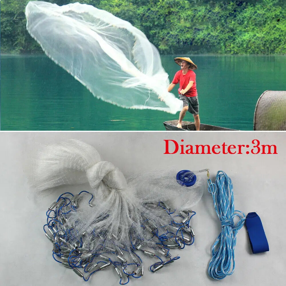 Fishing Net Cast Bait