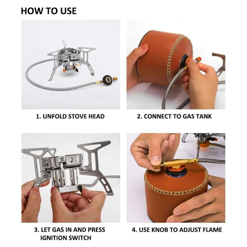 3-Core Burner Camping Stove