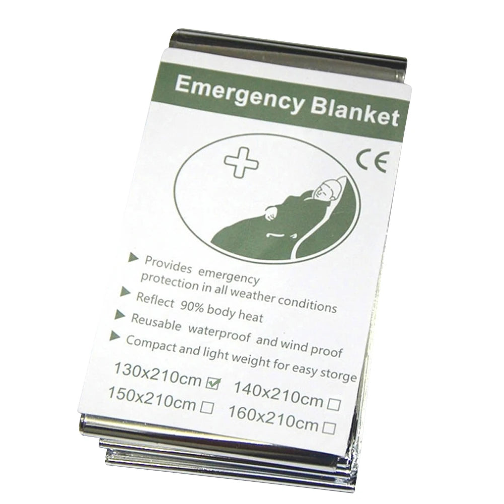 Emergency Survival Blanket First Aid Rescue Kit